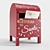 Santa's Letter Box: Magical Christmas Wish Repository 3D model small image 1