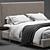 Sleek Oltre Bed: Versatile Elegance 3D model small image 3