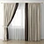 Elegant Window Drapes 3D model small image 1