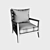 Luxury Amelie Armchair by Giulio Marelli 3D model small image 3