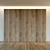 Wooden Wall Panel with Metal Moldings 3D model small image 2