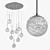 Modern Bari Lightstar Chandelier 3D model small image 1