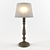 Modern Table Lamp: Polycount, Dimensions, 4k Textures 3D model small image 1