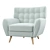 Elegant Casen Armchair: Perfect Comfort 3D model small image 1