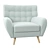 Elegant Casen Armchair: Perfect Comfort 3D model small image 2