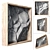 Stone Wall Decor Frame 3D model small image 1