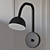 Blush Wall Sconce: A Touch of Elegance 3D model small image 2