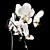 Elegant Flower Bouquet 3D model small image 6
