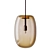 Elongated Pebble Pendant in 4 Striking Variants 3D model small image 6