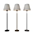 Elegant Classic Floor Lamp 3D model small image 1