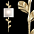 Elegant Lily Wall Sconce 3D model small image 1