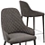 Modani Gray Alpine Chair: Sleek and Stylish Seating 3D model small image 2