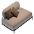 Pawai: Stylish and Compact Sofa 3D model small image 1