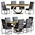 StoneEye Chair: Modern Elegance for Your Space 3D model small image 1