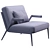 Lima Nicoline Armchair: Modern Comfort for Every Home 3D model small image 3