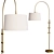 Maren Arc Lamp: Timeless Elegance for Your Space 3D model small image 1