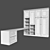 Window-Side Workstation 3D model small image 2