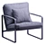 Fabricius Knoll Armchair: Sleek, Modern Design 3D model small image 3