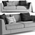 Elegant Ray Sofa by B&B Italia 3D model small image 1