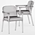 Modern Elegance: Zio Dining Chair 3D model small image 3