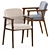 Modern Elegance: Zio Dining Chair 3D model small image 4