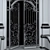 Stylish Iron Entry Gate 3D model small image 3