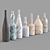 Timeless Beauty: Morandi-inspired Decorative Bottles 3D model small image 1