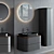 Duravit Happy D.2 Plus: Sleek Vanity Unit 3D model small image 1