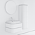 Duravit Happy D.2 Plus: Sleek Vanity Unit 3D model small image 3