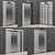 Kone Elevator Doors Set 3D model small image 2