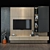 Sleek TV Stand 56 3D model small image 1