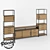 Rustic Loft Reiner Wall Unit 3D model small image 1