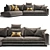 Gamma Karl: A Fashionable Fusion Sofa 3D model small image 1