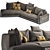 Gamma Karl: A Fashionable Fusion Sofa 3D model small image 2