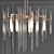 Industrial Loft Glass and Metal Pendant Light 3D model small image 1