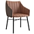 Elegant Ruby Chair: Comfort and Style 3D model small image 1