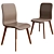 Luxe Leather LARA Chair 3D model small image 1