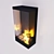 Marco K Bio Fireplace: Stylish & Sustainable Heating Solution 3D model small image 2