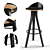 Sleek Libra Tolix Bar Stool 3D model small image 2