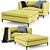 Modern Minotti Andersen Lovechair - Designed for Comfort & Style 3D model small image 2