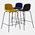 Sleek Tibby Stool: La Redoute 3D model small image 2