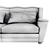 Classic Elegance: Whittemore Sherrill Sofa 3D model small image 3