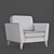 SITS Comfort Armchair 3D model small image 3