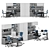 Modernize Your Workspace with Herman Miller Canvas 3D model small image 1