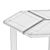 Elegant Ceramic Insert Coffee Table 3D model small image 3