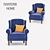 Elegant Comfort: Classic Armchair 3D model small image 2