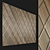 3D Wood Panel - Decorative Wall 3D model small image 1