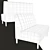 City Sofa: Sleek Design, Multiple Colors 3D model small image 2