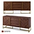 Dutchbone Class High Sideboard: Elegant, Stylish, Functional 3D model small image 1