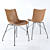 Modern Wood Chair by Philippe Starck 3D model small image 1